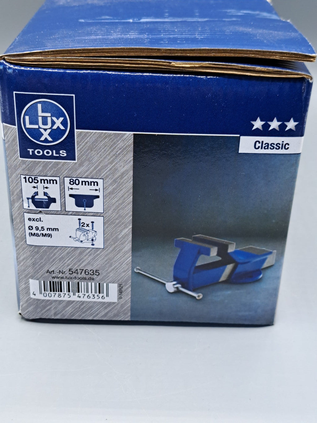 Lux Tools 105 mm Metal Workshop Vice A-01