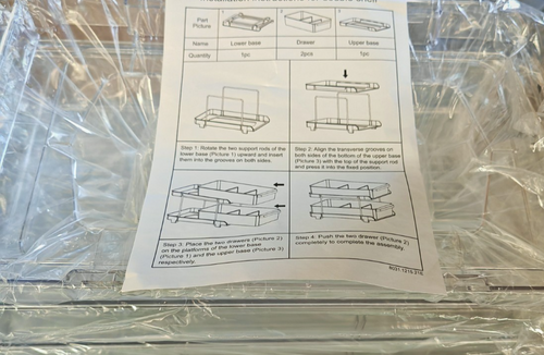Belle Vous Schrank-Organizer – 2 Etagen, ausziehbar