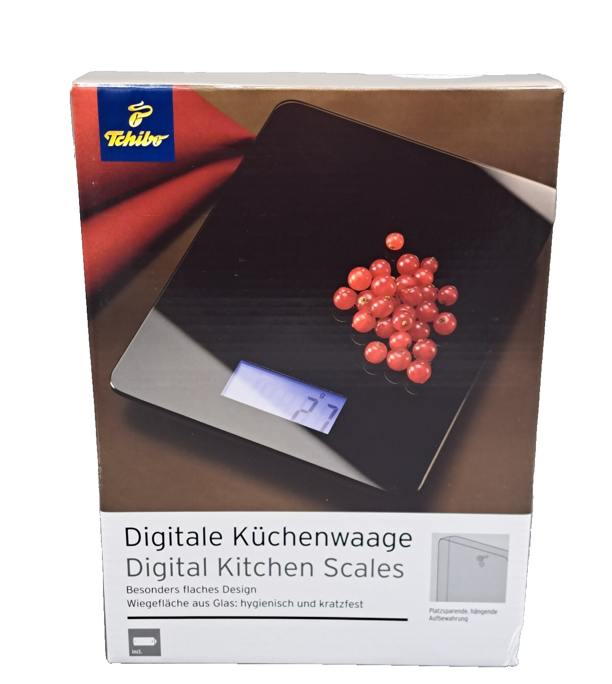 Tchibo digitale Küchenwaage 297076 – Schwarz