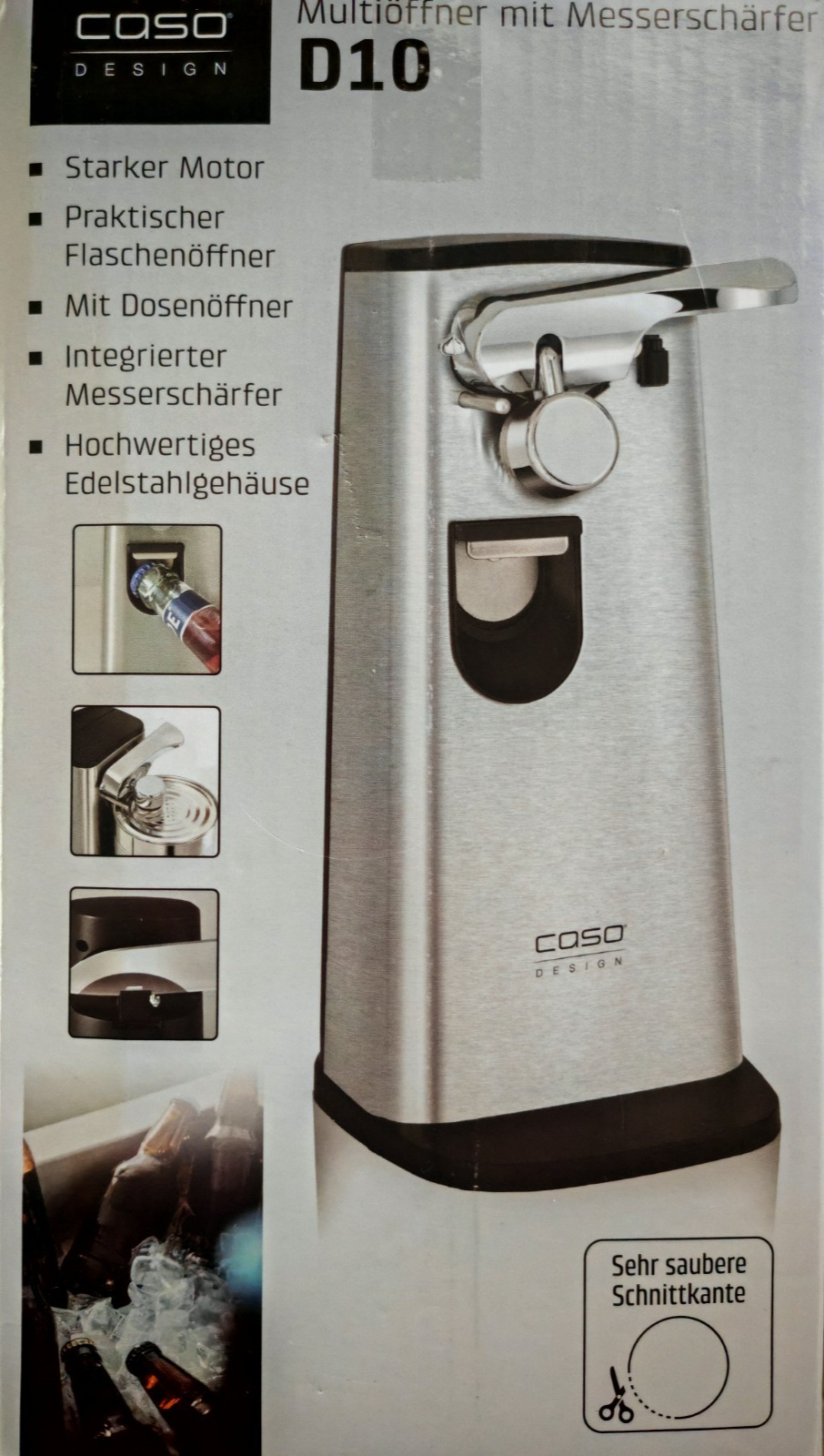 CASO D10 Electric Multi-Opener – Used Return