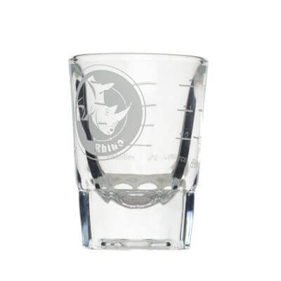 Rhino Espresso-Messglas mit Doppelausguss