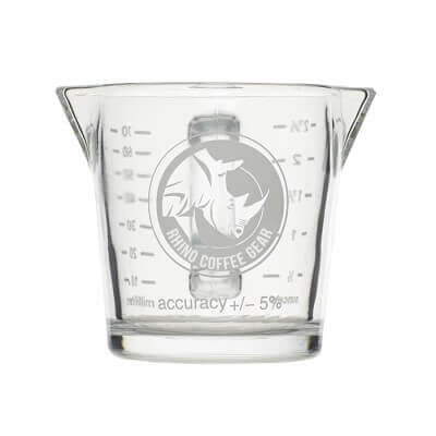 Rhino Espresso-Messglas mit Doppelausguss