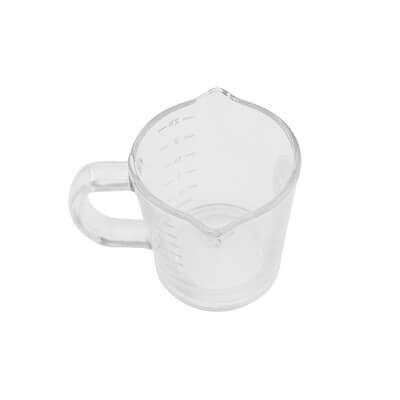 Rhino Coffee Gear Double-Spout Glass Espresso Measuring Cup