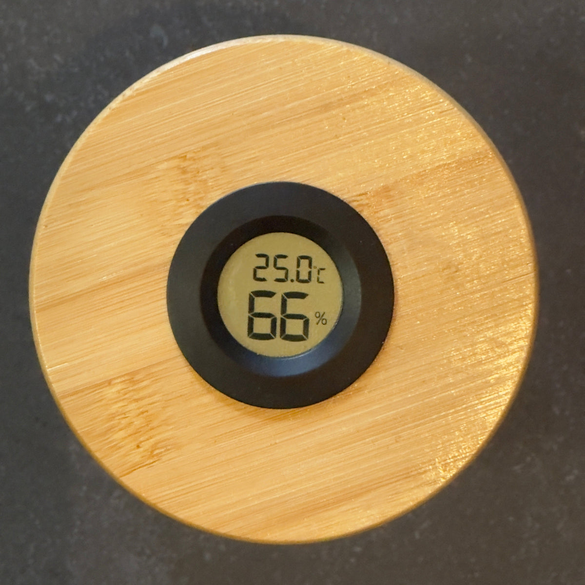 HYGROWGLAS Vorratsglas mit Hygrometer