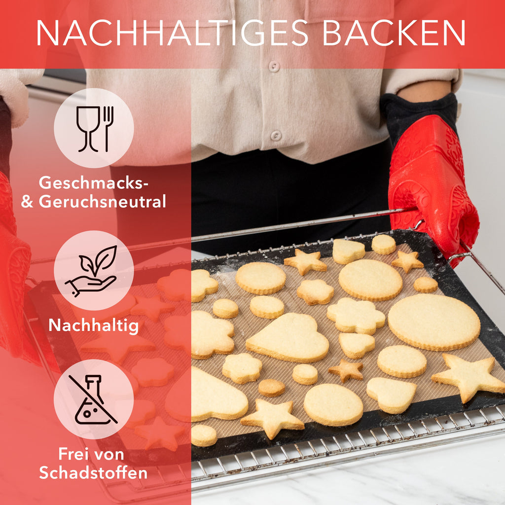 Silikon-Backmatten – 3er-Set