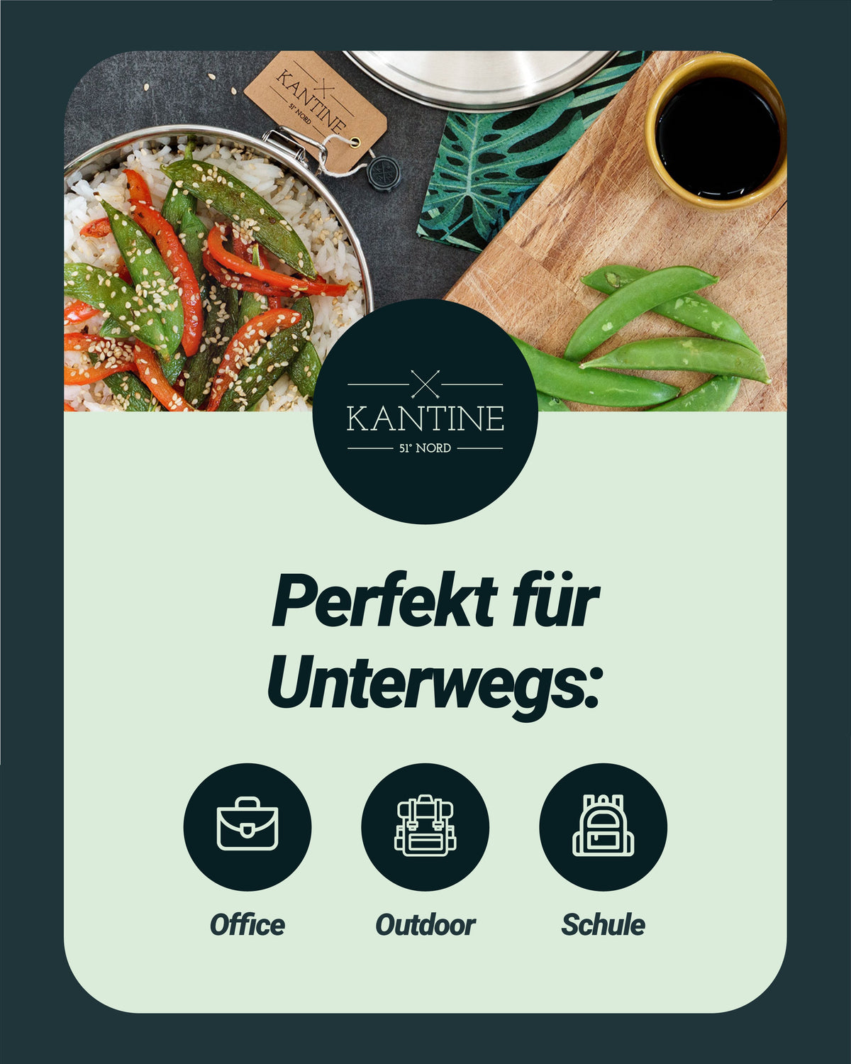 Tiffin Edelstahl-Lunchbox – 1.200 ml