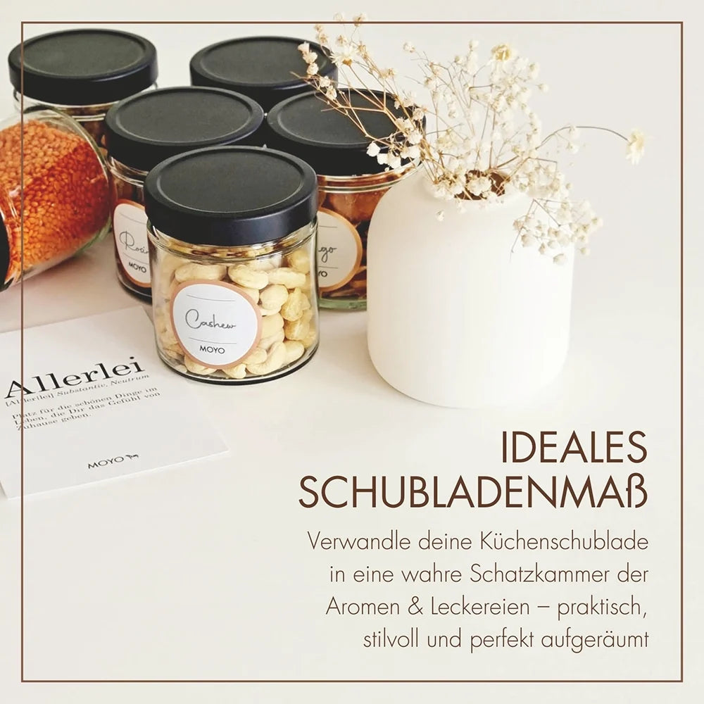 Luftdichte Vorratsgläser – 6er-Set