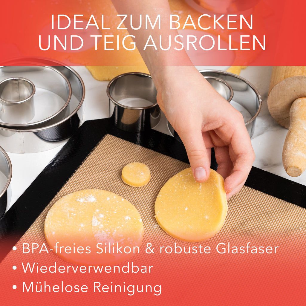 Silikon-Backmatten – 3er-Set