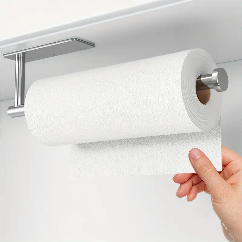 Küchenrollenhalter zum Kleben oder Schrauben