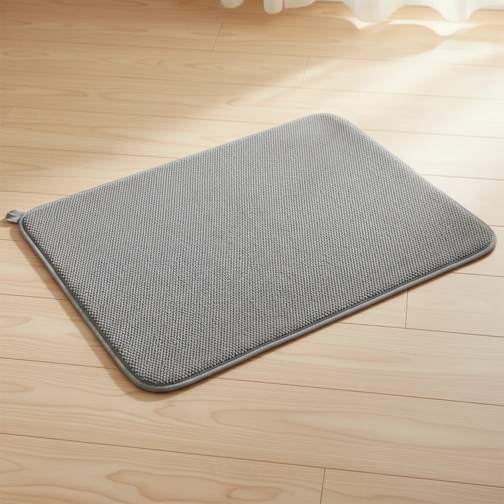 Koko Absorbent Microfibre Dish Drying Mat for Campers