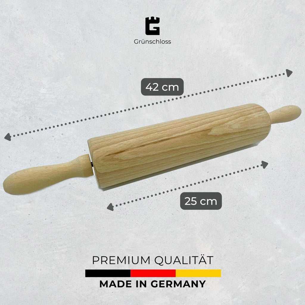 Nudelholz aus Buche – 25 cm Rollfläche