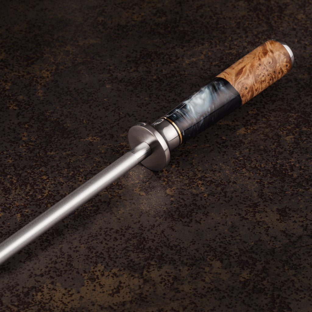 Onyx Wetzstahl mit Holzgriff & Geschenkbox