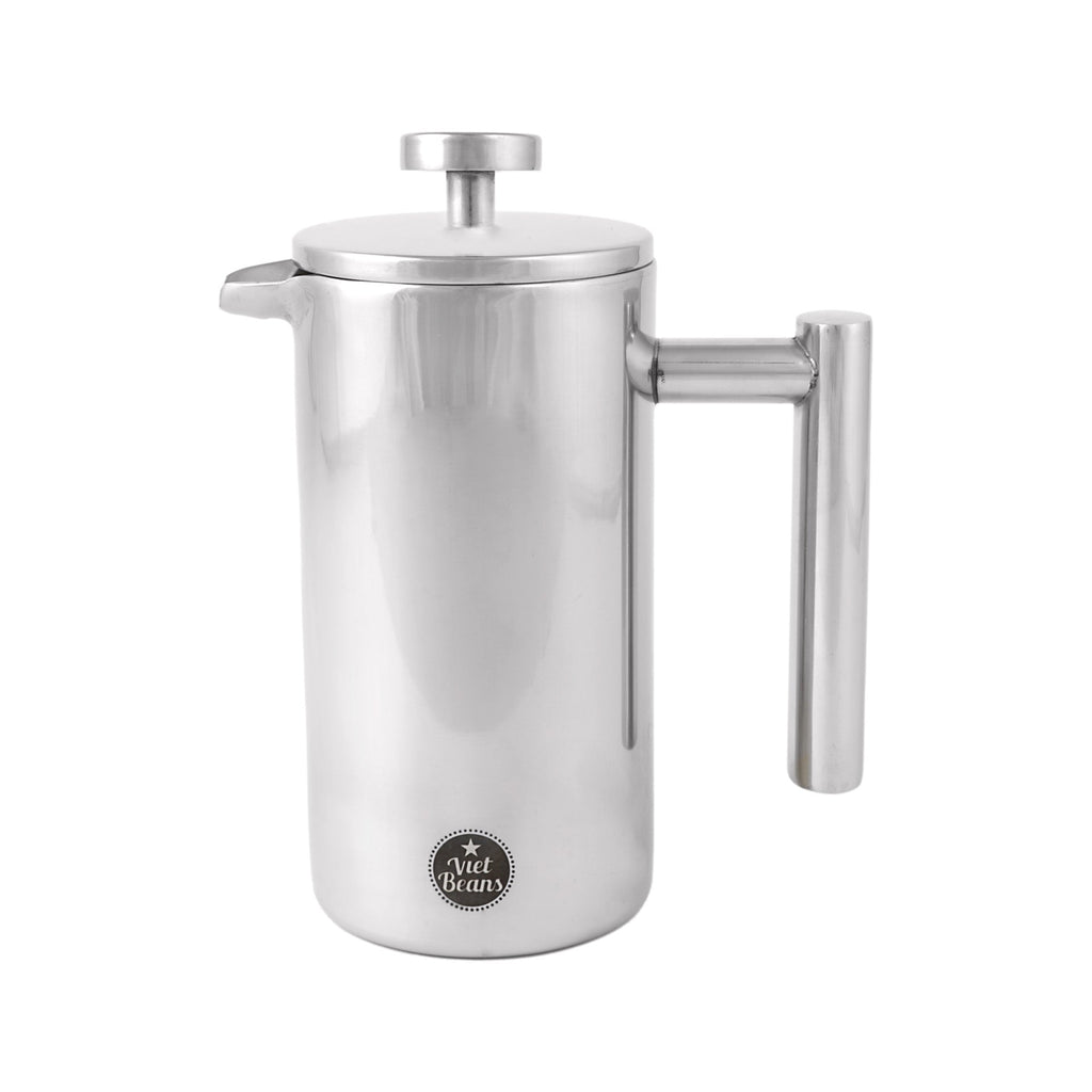 French Press aus Edelstahl – doppelwandig