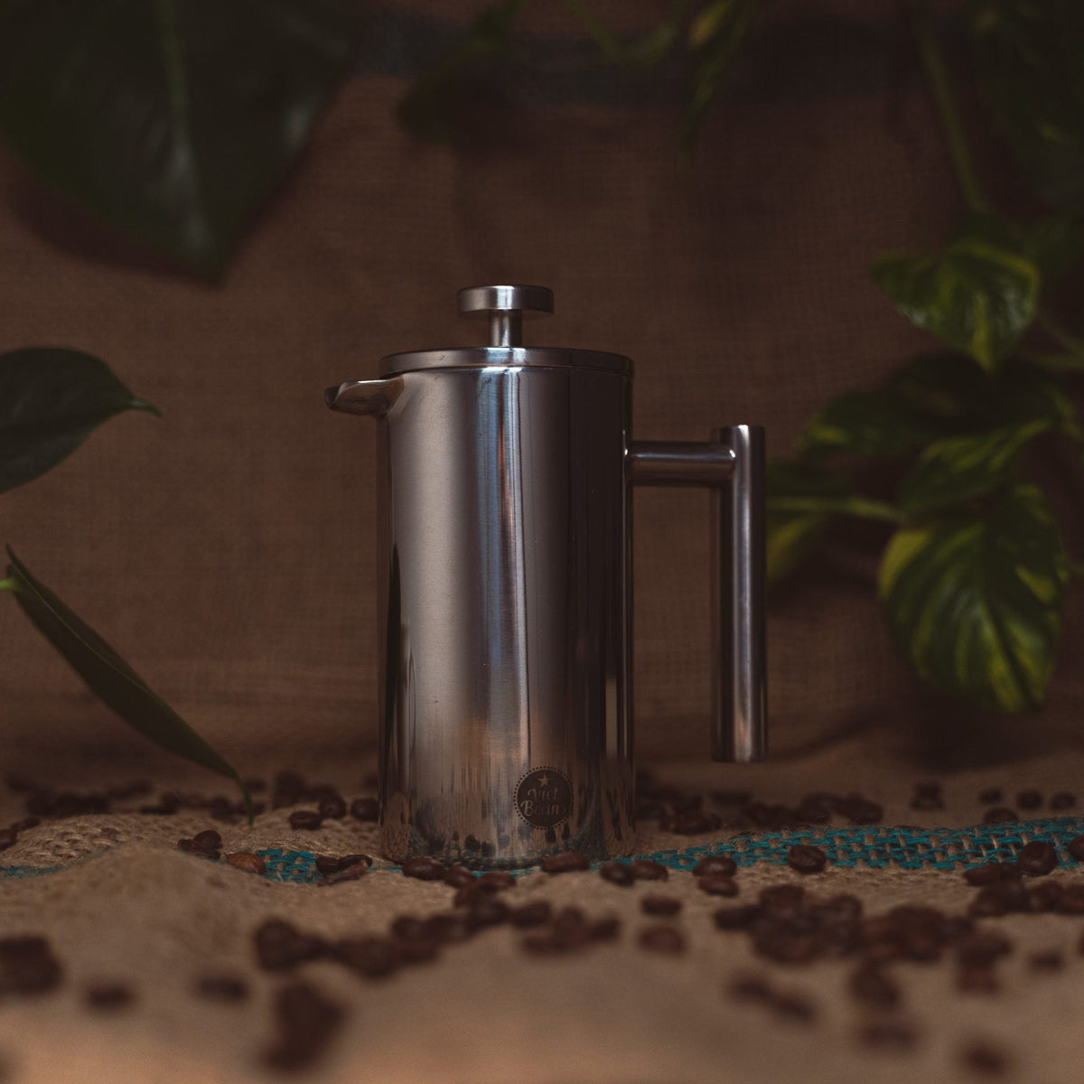 French Press aus Edelstahl – doppelwandig