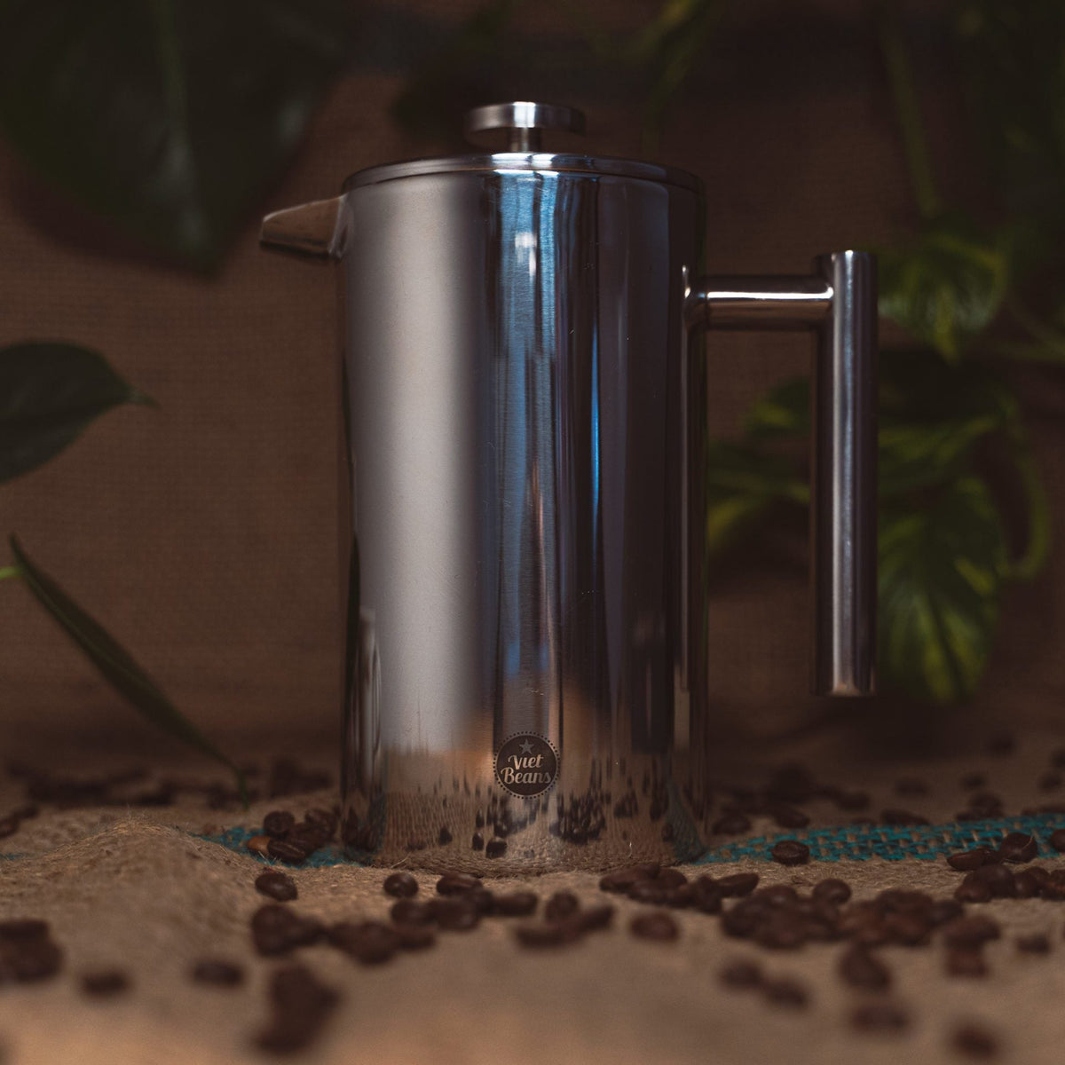 French Press aus Edelstahl – doppelwandig