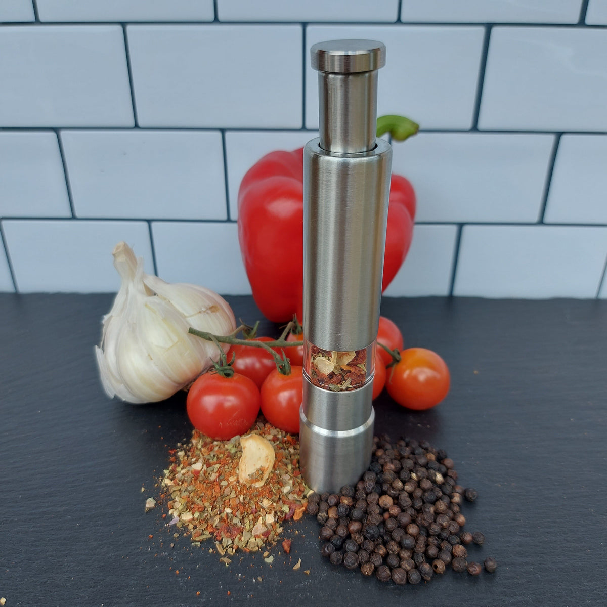 Edelstahl-Gewürzmühle für Küche & BBQ