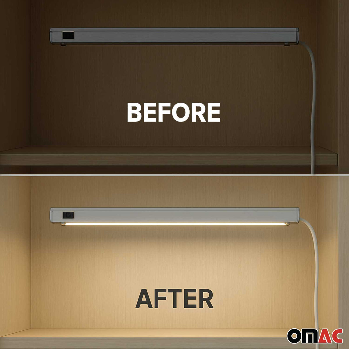 LED-Unterbauleuchte – 50 cm, 6 W, Warmweiß