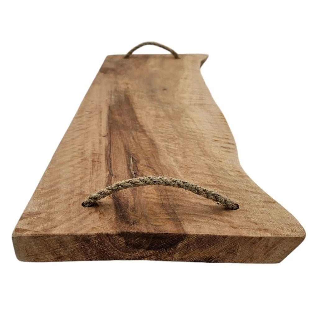 Long Wooden Serving Board & Tray – Brown, 50 cm